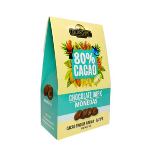 Monedas 80% cacao 50g